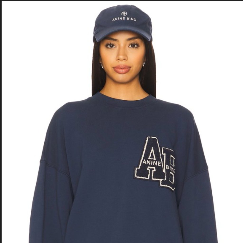 Anine Bing Navy Sweatshirt For Women